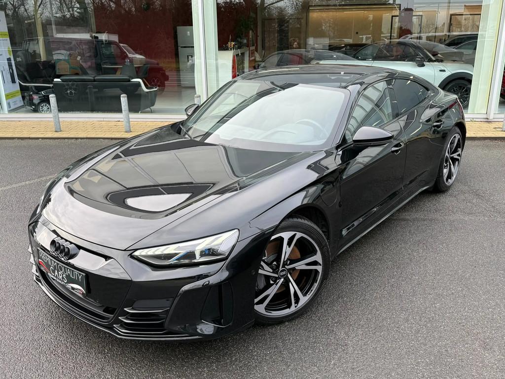 Audi e-tron GT QUATTRO / CAMÉRA 360° / PANO / HUD / CARPLA, Autos, Audi, Achat, Entreprise, Carnet d'entretien, Noir
