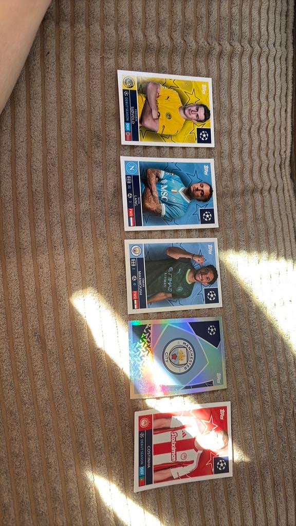 Sticker voetbal kaarten, Ophalen of Verzenden, Nieuw