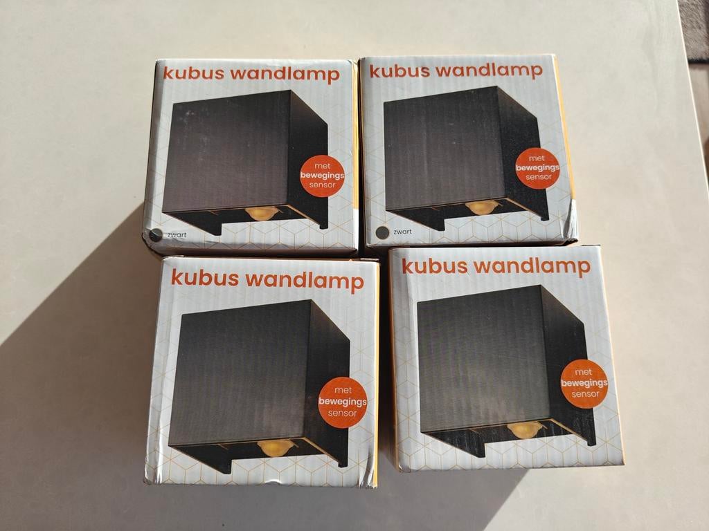Buitenverlichting met sensor, Ophalen, Minder dan 50 cm, Metaal of Aluminium, Nieuw
