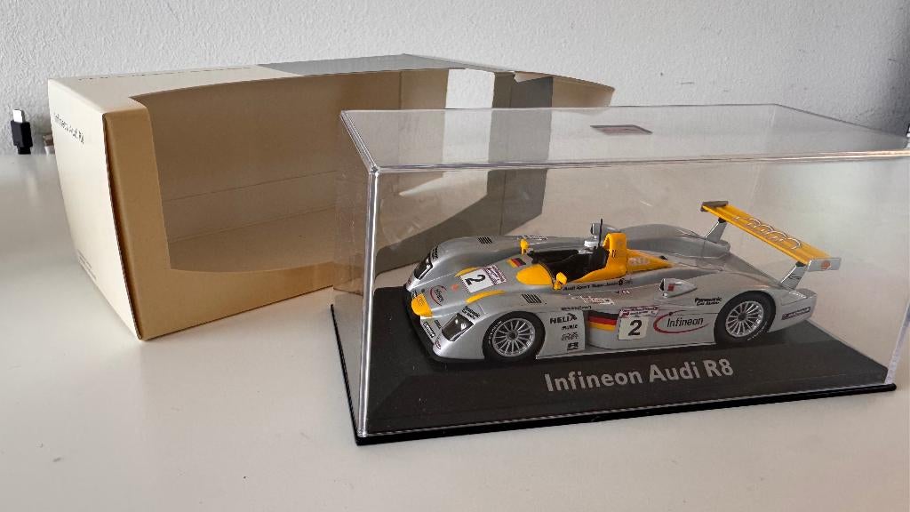 AUDI R8 24h 2nd Le Mans 2001 Minichamps 1/43, Enlèvement ou Envoi, Neuf, Voiture, MiniChamps