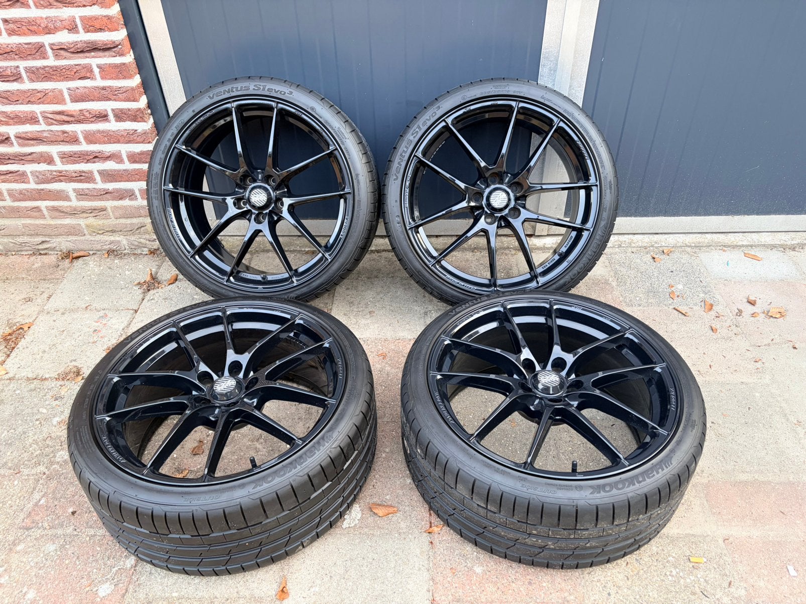 19 inch 5x112 OZ LEGGERA HLT met hankook 235 35 19, Auto-onderdelen, Banden en Velgen, Ophalen, 19 inch, Banden en Velgen