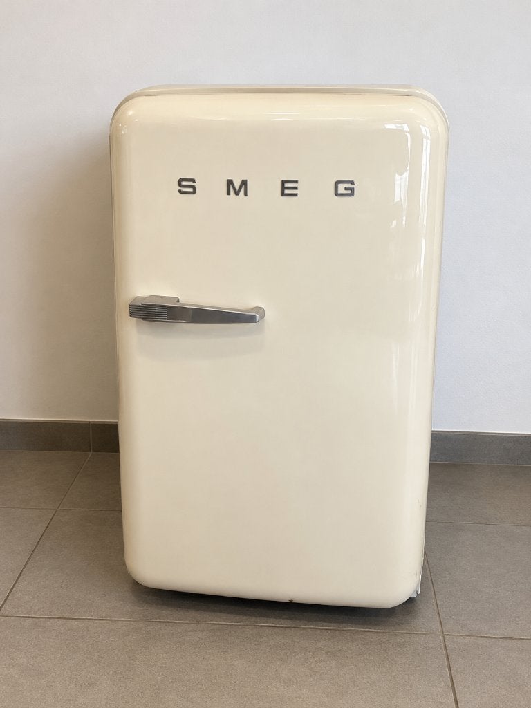 SMEG retro koelkast crème/beige – stijlvolle vintage look, Ophalen, Gebruikt