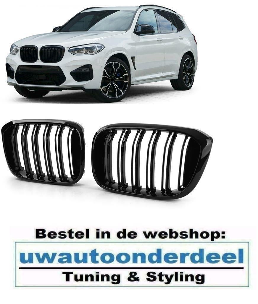 Grill Nieren Glans Zwart Dubbel Spijl Voor Bmw X3 G01 X4 G02, Envoi