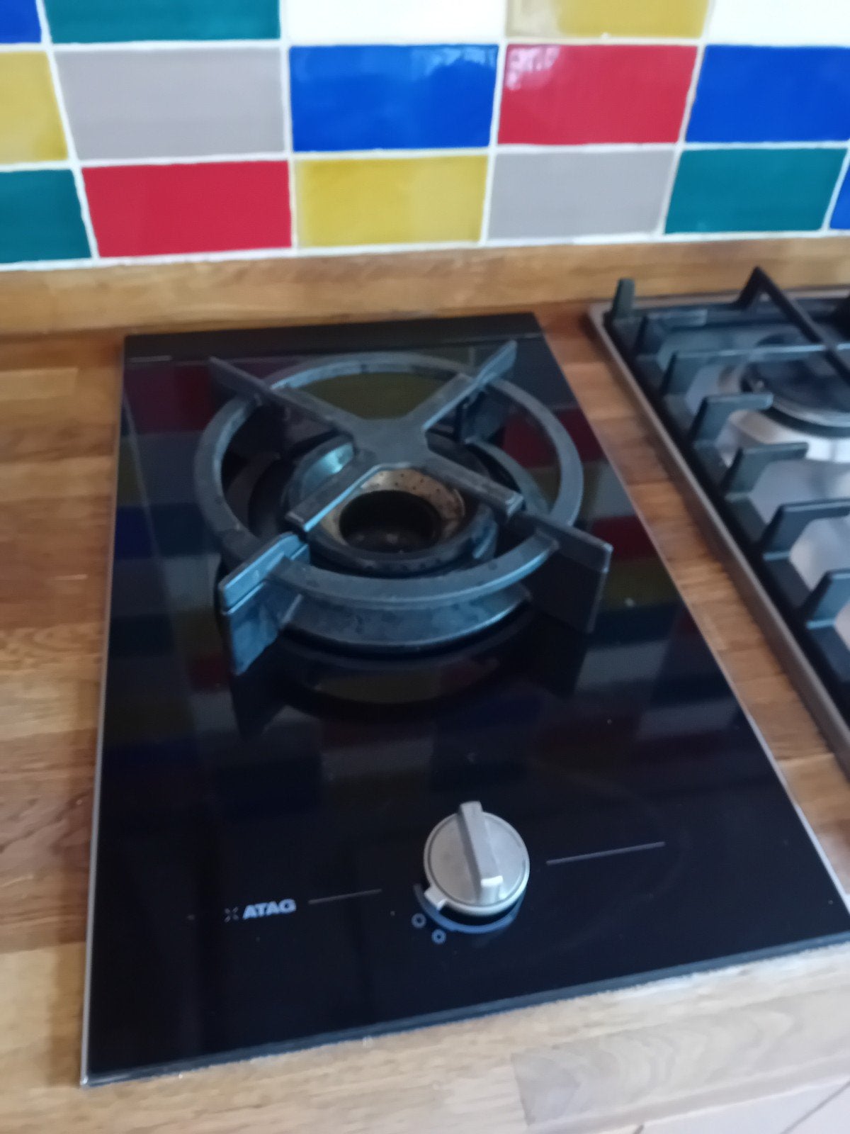 gas wok, Electroménager, Tables de cuisson, Enlèvement, Utilisé, Encastré, Gaz
