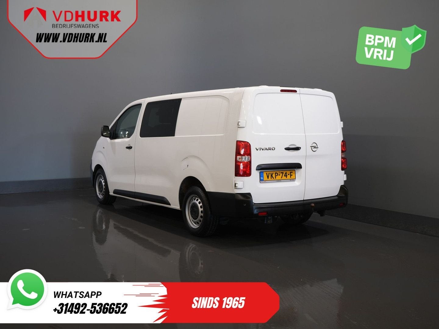 Opel Vivaro 2.0 CDTI 125 pk DC Dubbel Cabine Carplay/ 6 Pers, Auto's, Bestelwagens en Lichte vracht, Parkeersensor, Wit, Bedrijf