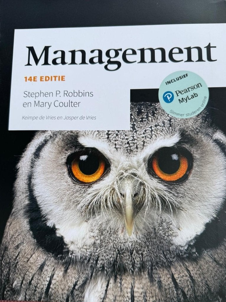 Management handboek UGent, Boeken, Economie, Management en Marketing, Stephen P. Robbins en Mary Coulter, Ophalen of Verzenden