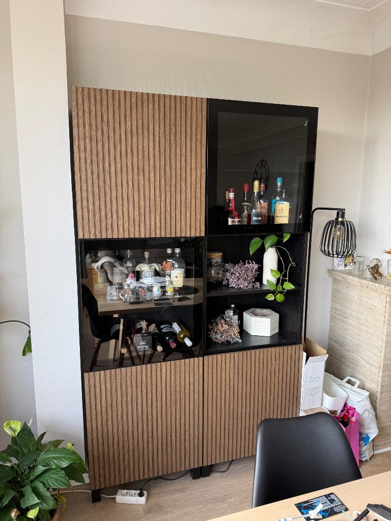 Buffet, Huis en Inrichting, Kasten | Buffetkasten, Ophalen, 100 tot 150 cm, 200 cm of meer, Zo goed als nieuw