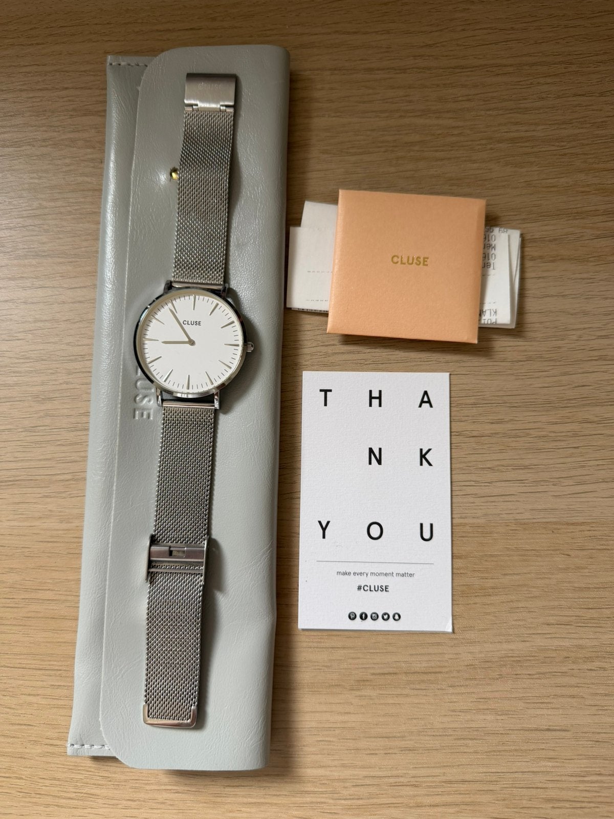 Cluse horloge, Handtassen en Accessoires, Horloges | Dames, Ophalen, Zo goed als nieuw
