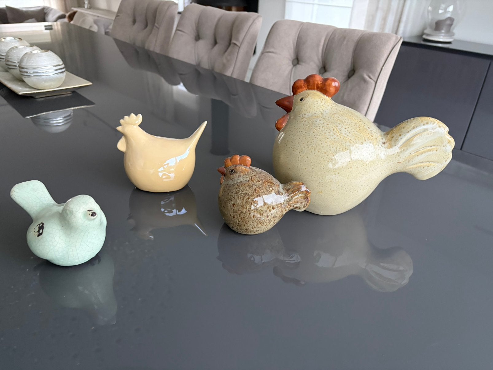 Poules décoratives comme neuves, Ophalen, Zo goed als nieuw