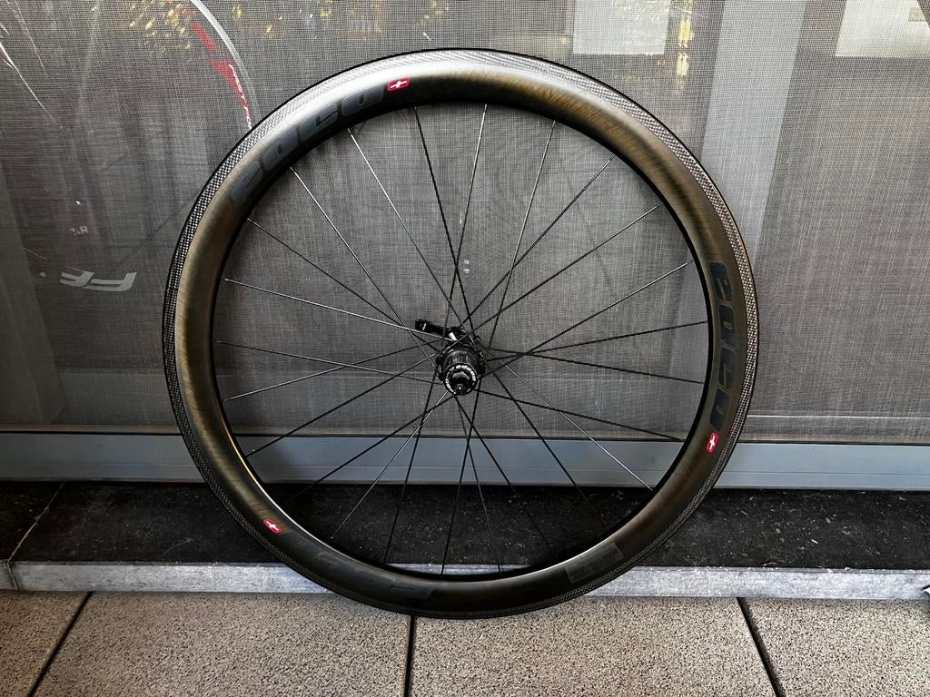 EDCO 50mm carbon wielset (rim brake) aptera III, Enlèvement, Comme neuf, Roue, Carbone