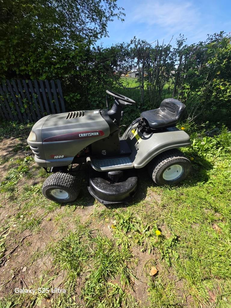 Tracteur tondeuse, Tuin en Terras, Zitmaaiers, Gebruikt, 90 tot 120 cm, Elektrische starter, Mulchfunctie, Versnellingen, Ophalen