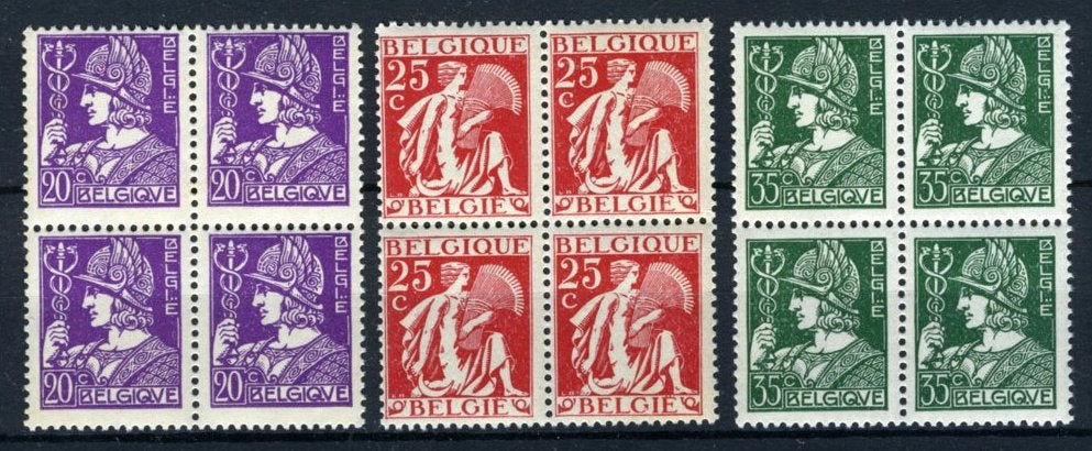 338/340 MNH 1932 - Cérès et Mercure (4 pièces), Envoi, Non oblitéré, Neuf