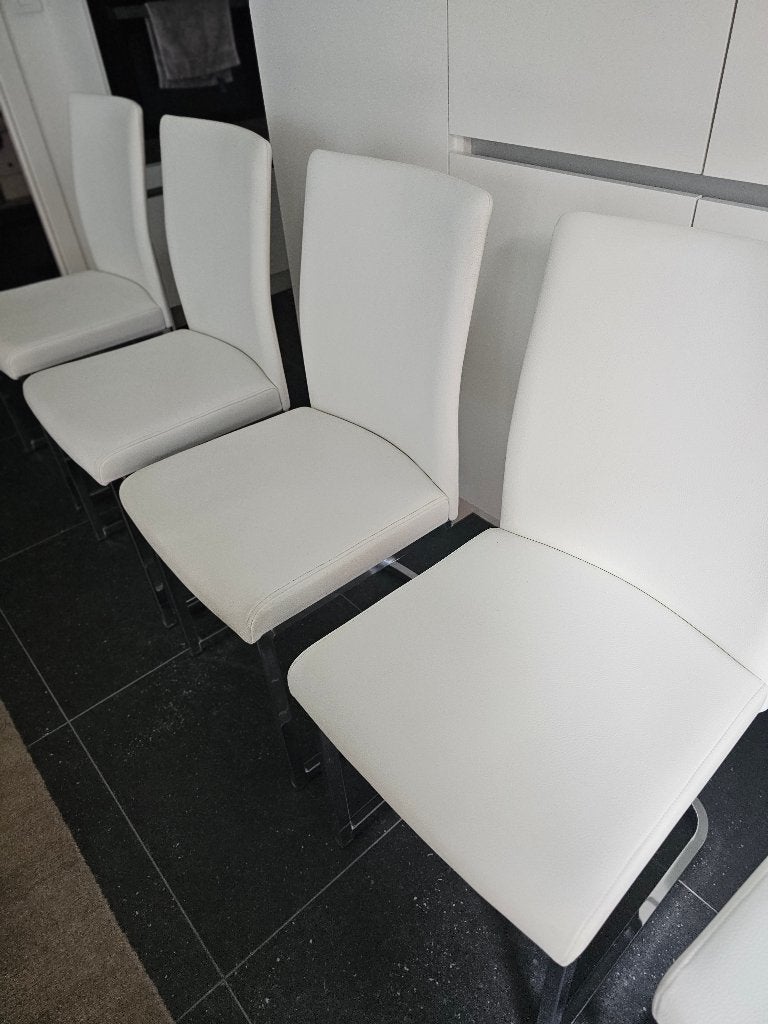 chaises, Maison & Meubles, Chaises, Métal, Comme neuf, Enlèvement, Cinq, Six Chaises ou plus