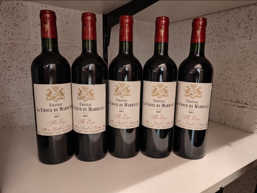 vin chateau la croix de marbuzet 2017 saint estephe, Collections, Enlèvement