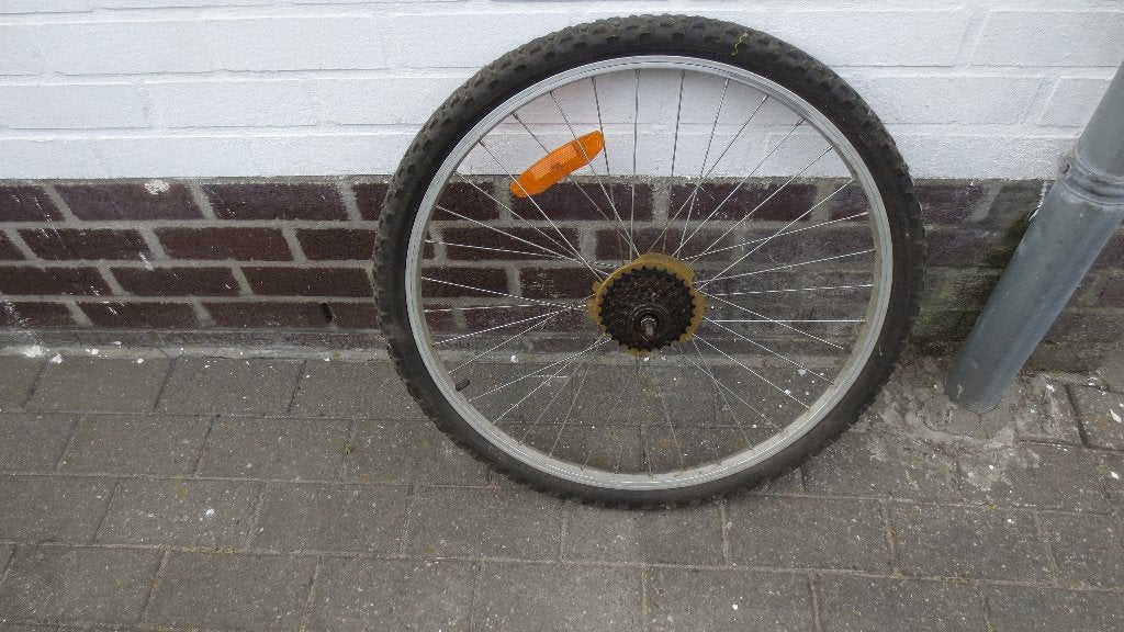 Wiel, Fietsen en Brommers, Fietsonderdelen, Ophalen, Gebruikt, BMX, Wiel