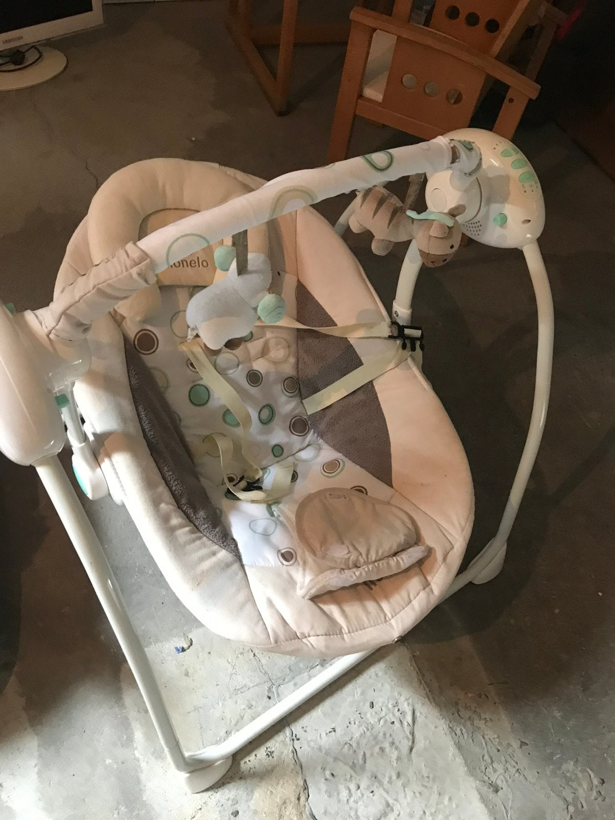 Schommelstoel baby, Kinderen en Baby's, Wipstoeltjes, Ophalen, Zo goed als nieuw