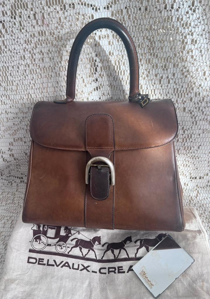 DELVAUX vintage tas in het model Brillant, Handtassen en Accessoires, Tassen | Damestassen, Ophalen of Verzenden, Zo goed als nieuw