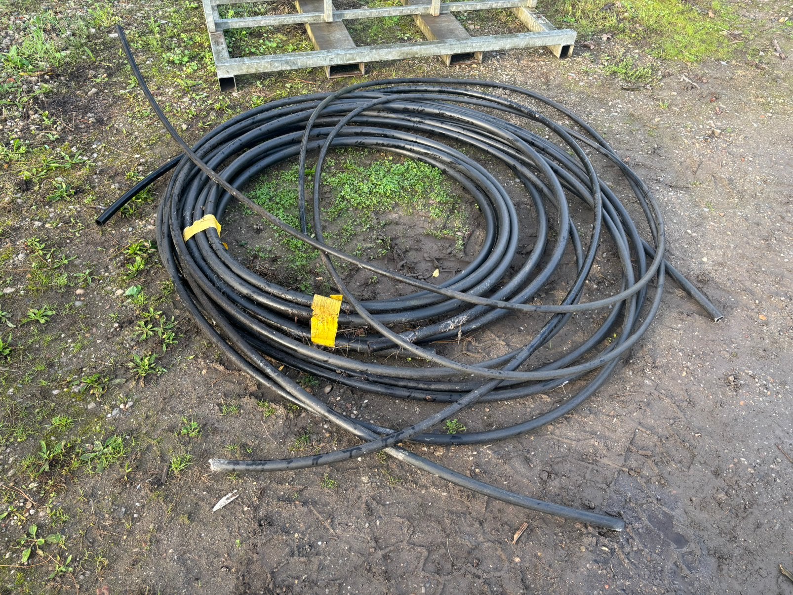 Zwarte gas buis, Bricolage & Construction, Enlèvement, Comme neuf, PVC