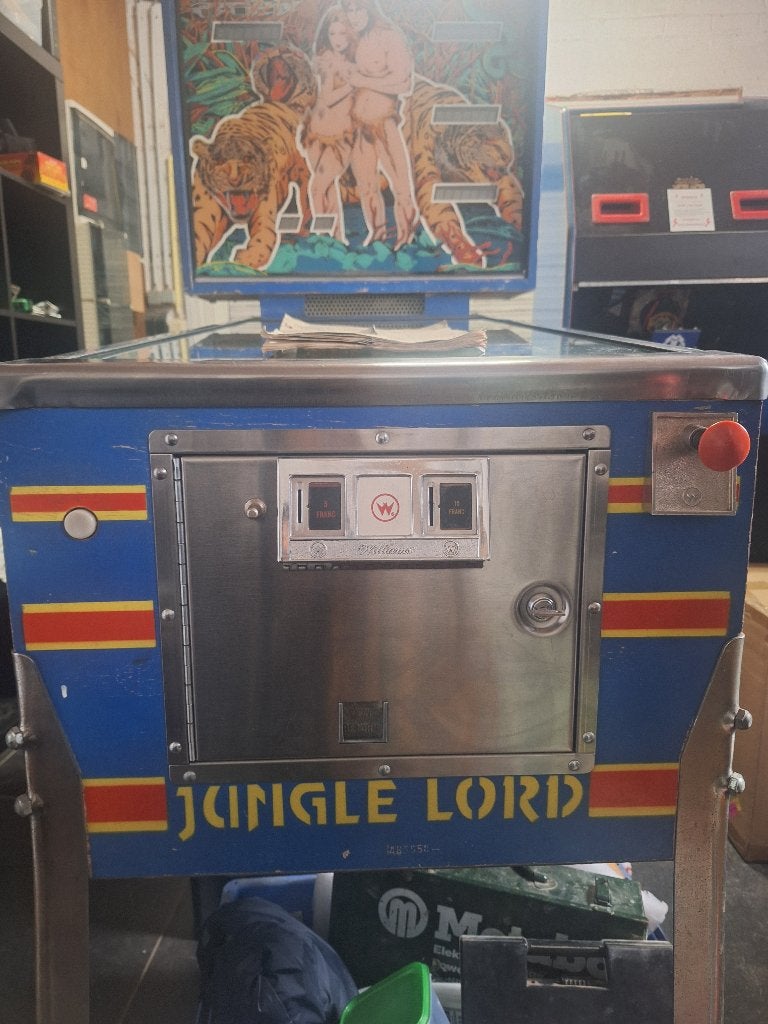 Flipper jungle lord williams, Collections, Flipper (jeu), Williams, Enlèvement, Utilisé