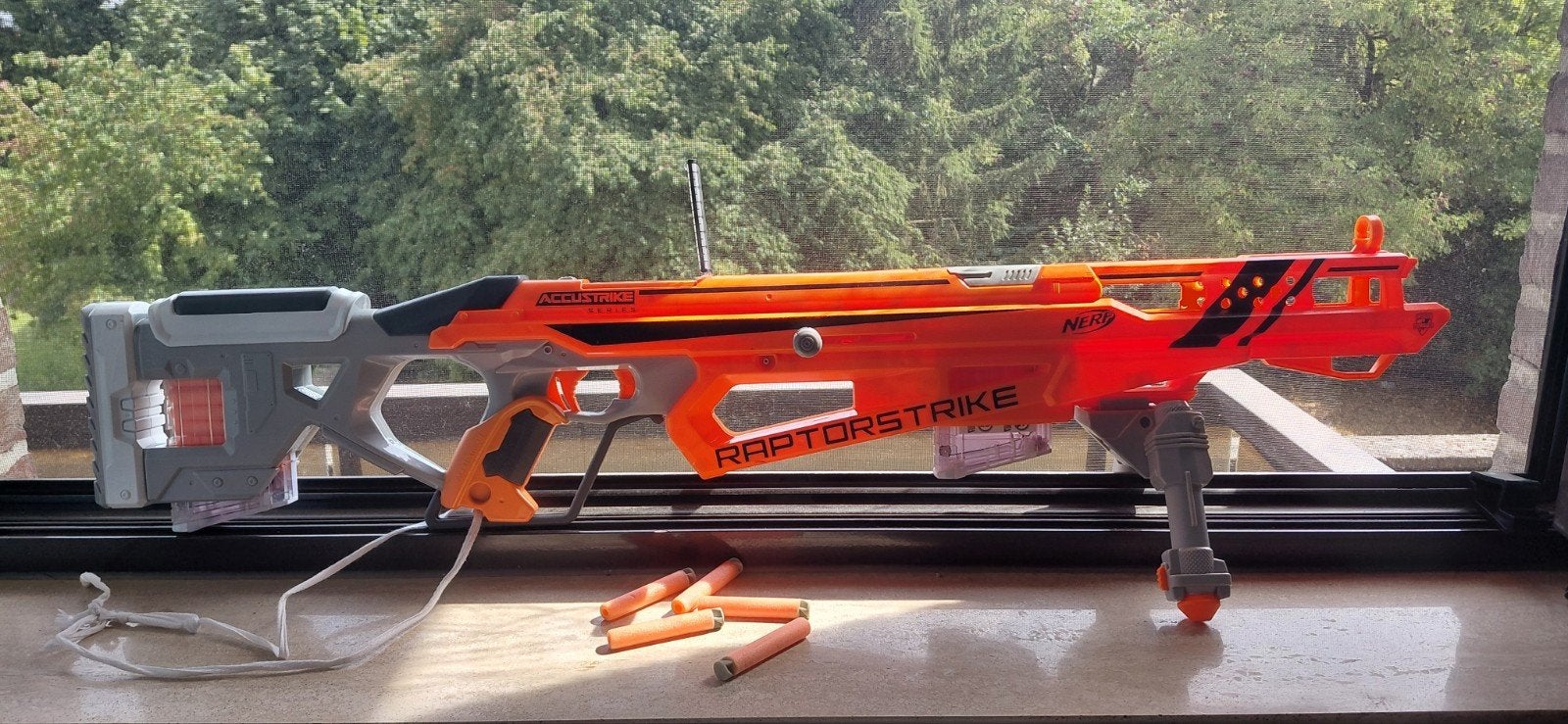 Nerf AccuStrike RaptorStrike, Enlèvement