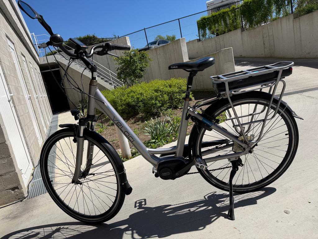 Elektrische fiets Veloci, 47 tot 51 cm, Ophalen, Zo goed als nieuw, 50 km per accu of meer