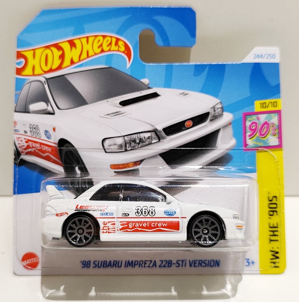 Hot Wheels '98 Subaru Impreza 22B-STI version Wit (2024), Enlèvement ou Envoi