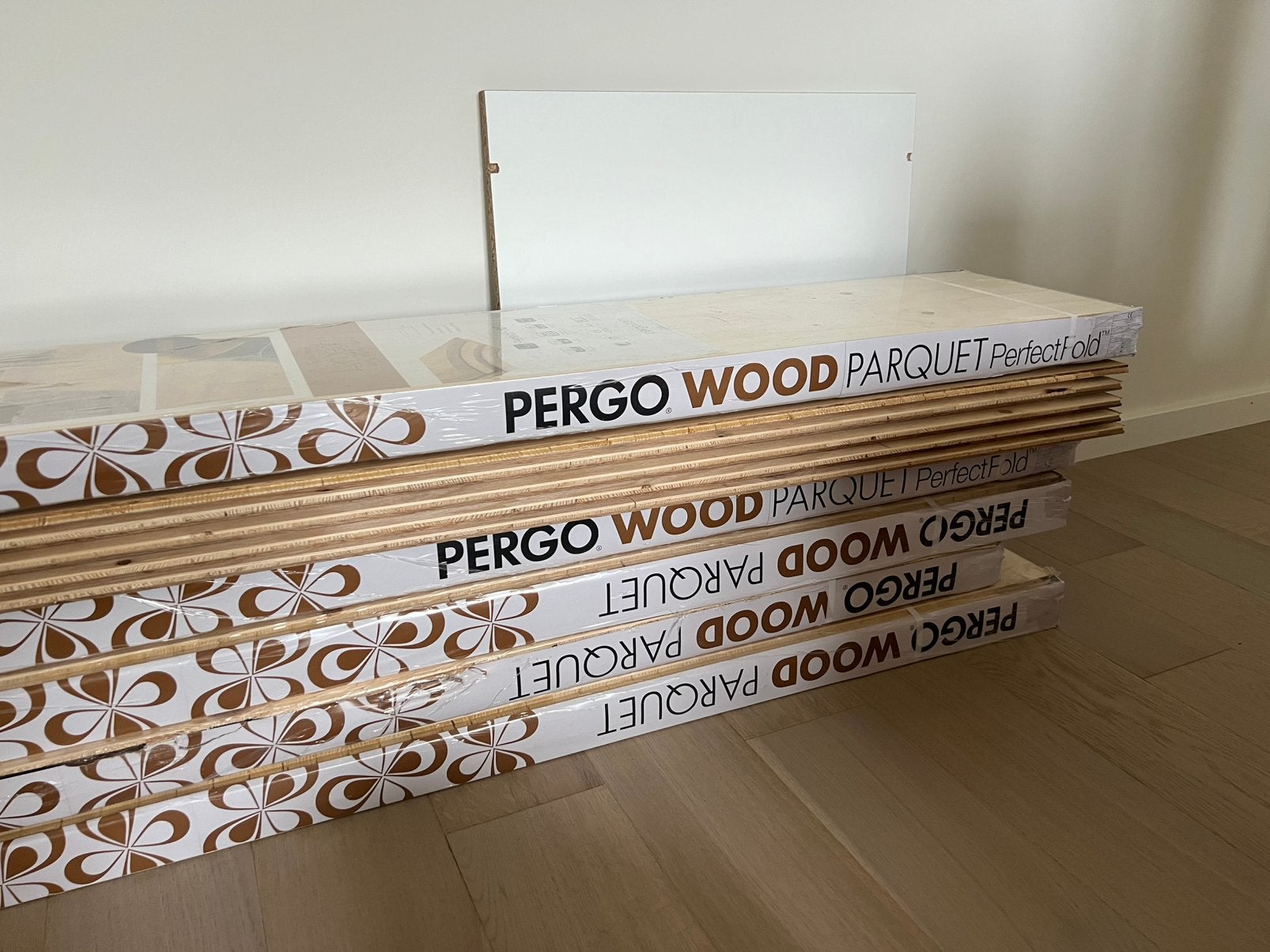 Pergo Langeland parket - 16m2 - €40/m2, Nieuw, 10 m² of meer, 10 tot 30 cm, Hout