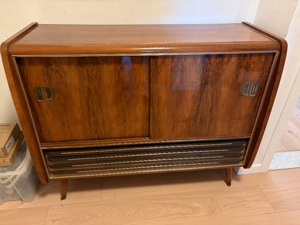 vintage radio en platenspeler, Huis en Inrichting, Overige Huis en Inrichting, Ophalen, Gebruikt