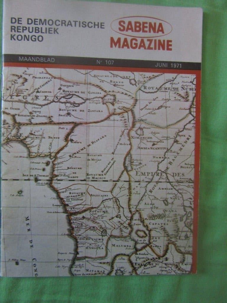 Sabena menukaart magazine sabenakit chromo's, Enlèvement ou Envoi