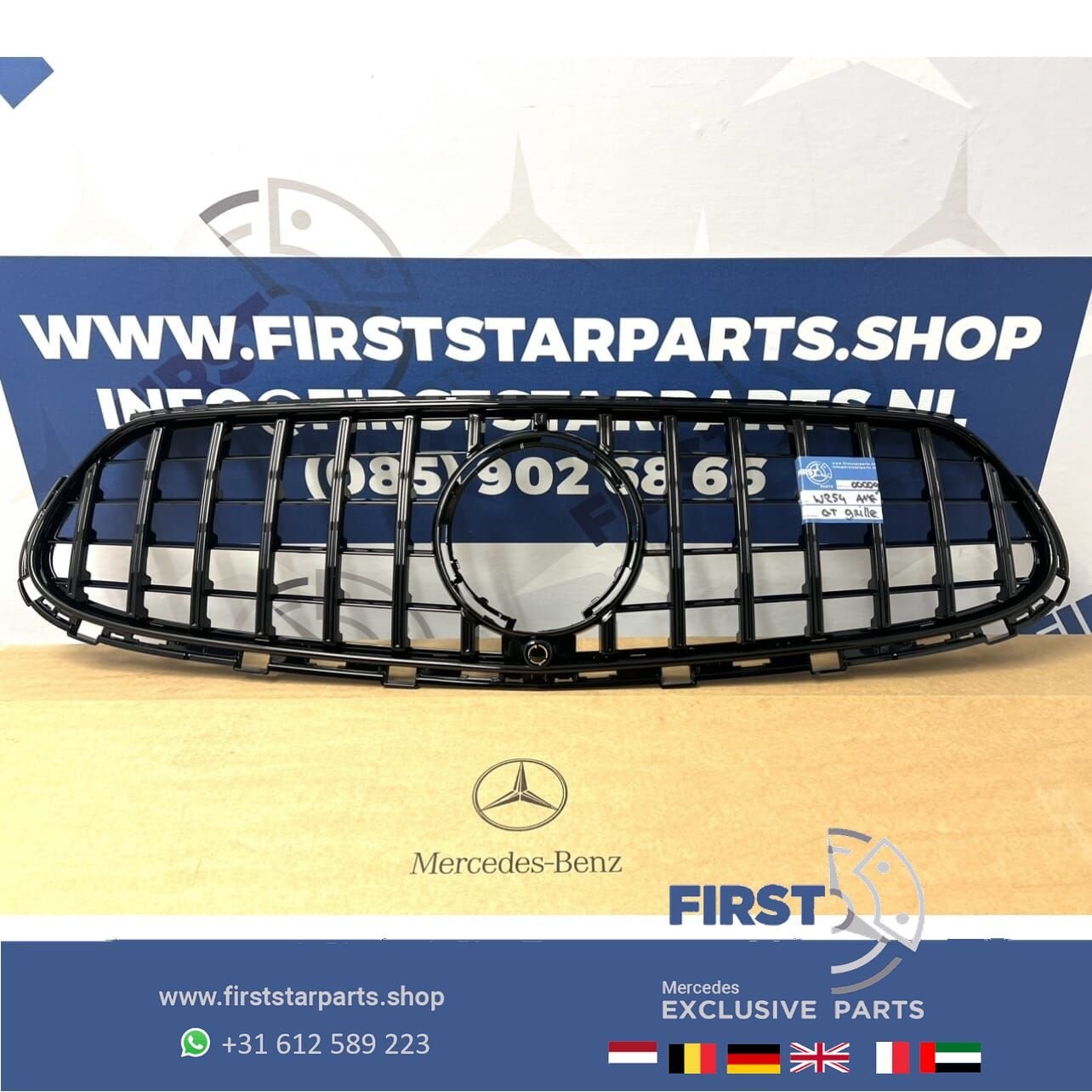 W254 GLC AMG LINE GT GRIL X254 C254 2021-2025 PANAMERICANA G, Auto-onderdelen, Gebruikt, -, Ophalen of Verzenden, -