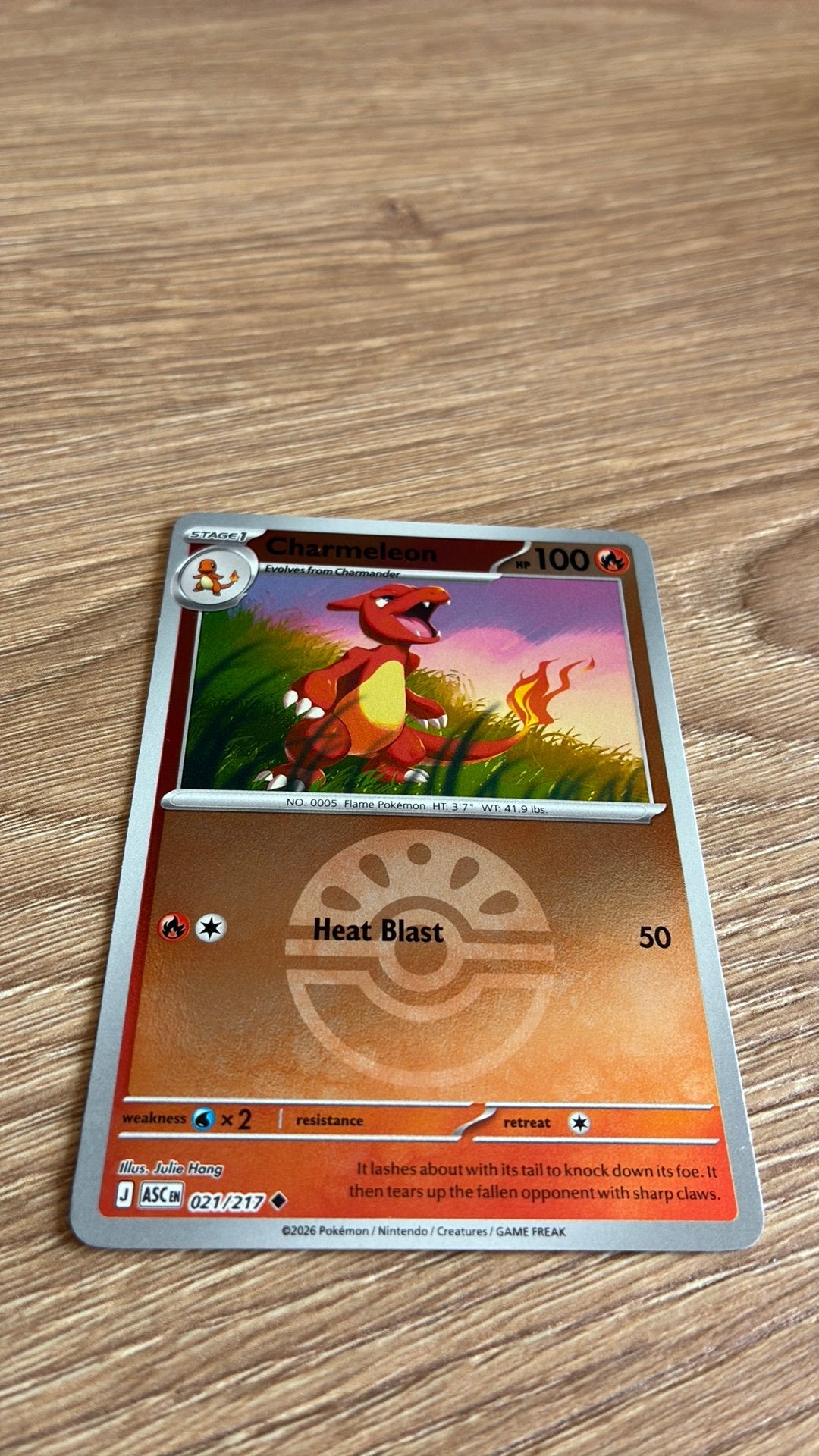 Charmeleon #021 Reverse Friend Ball - ASC Heroes - Pokemon, Enlèvement ou Envoi, Comme neuf