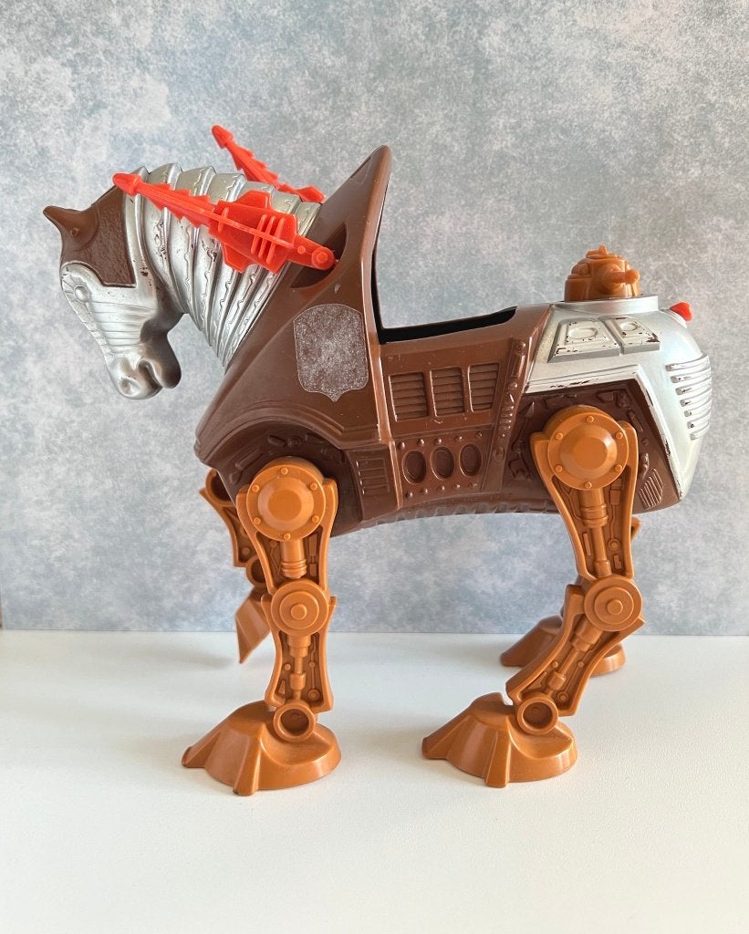 Cheval de combat Stridor - Maîtres de l'Univers MOTU, Gebruikt, Aucun, Ophalen of Verzenden, Mattel