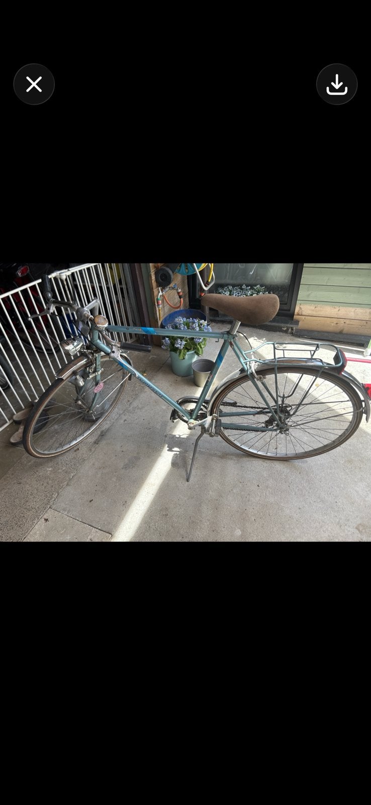 Thompson fiets van de jaren 70/80, Enlèvement