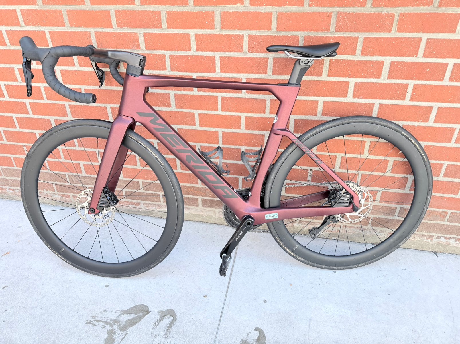 MeridaReacto 6000 2022 Maat MShimano 105 Di2 Slechts 395 km!, Enlèvement, Comme neuf, Carbone