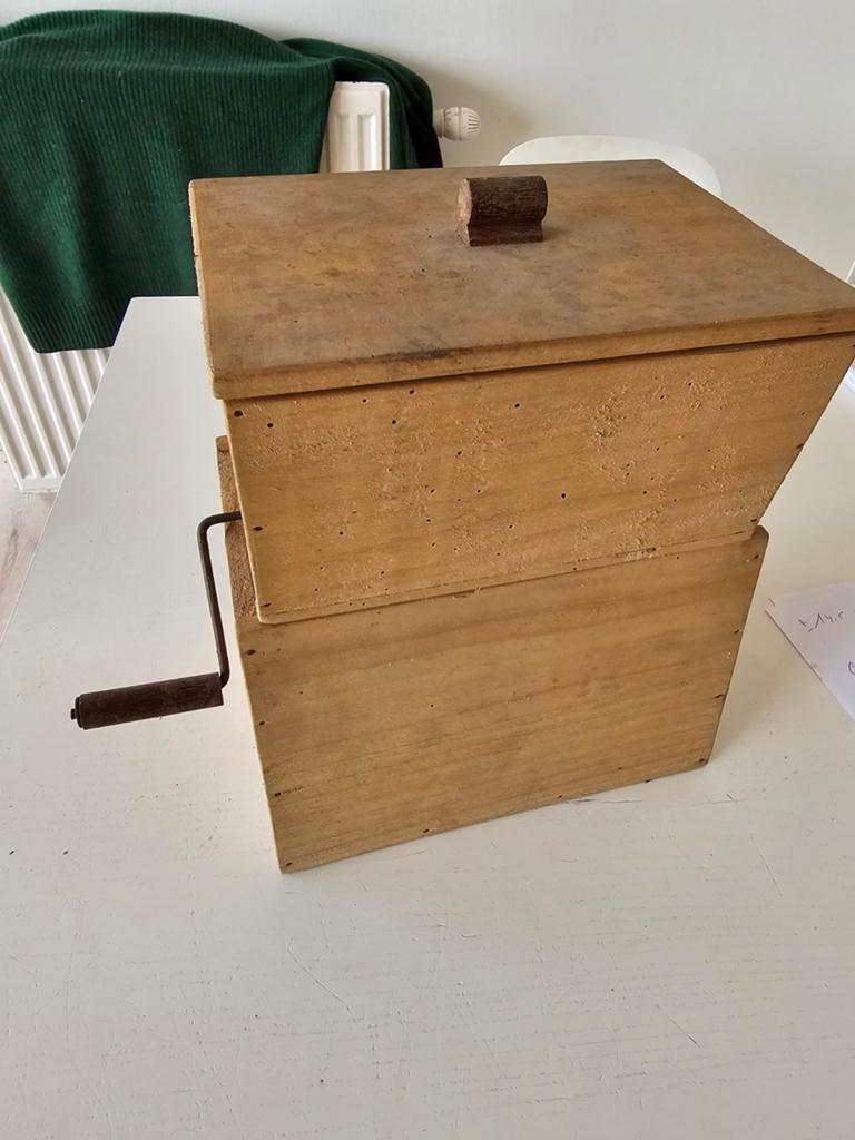 antieke houten boterkarnton, Ophalen of Verzenden
