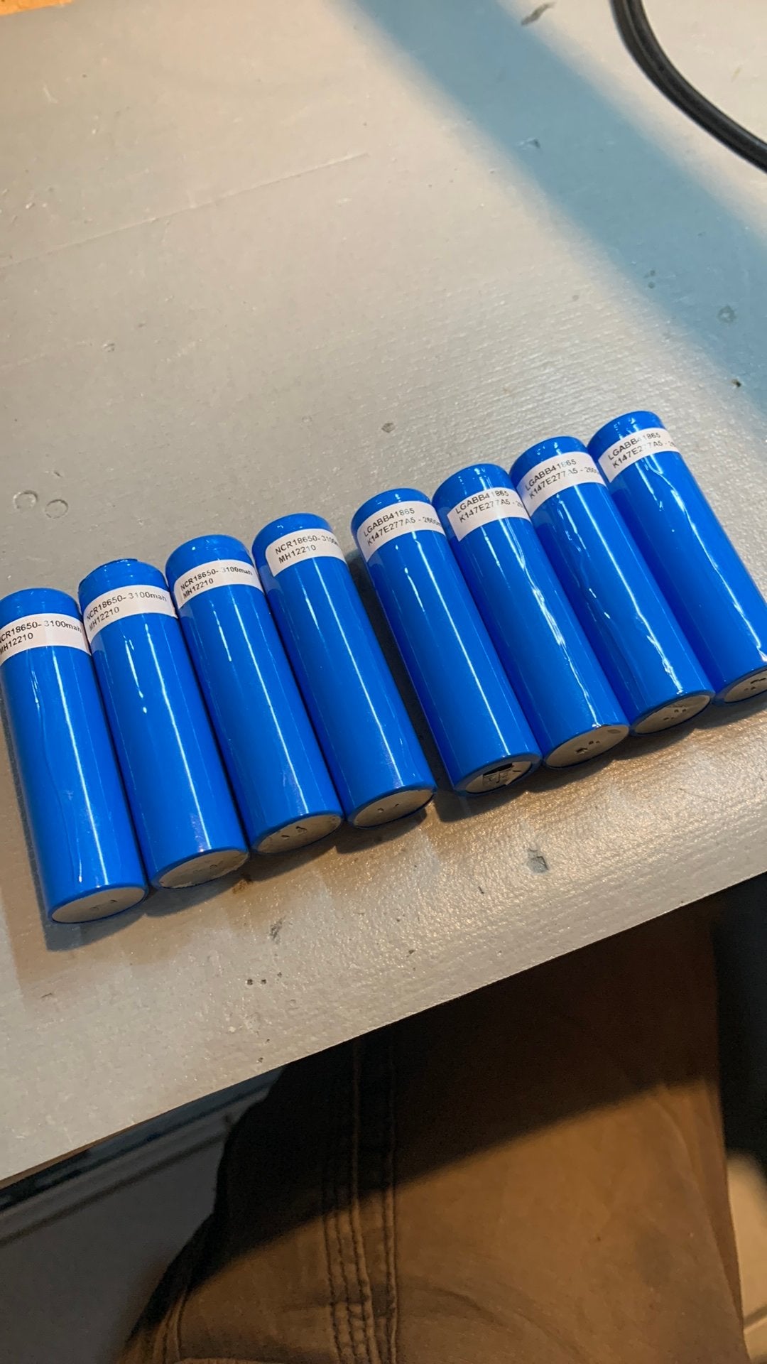 30 x lion 18650 cellen gebruikt.Mix van verschillende merken, Ophalen, Zo goed als nieuw