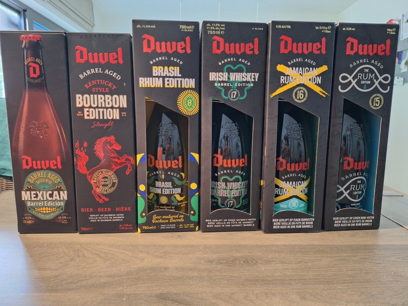 set Duvel Barrel Aged, Verzamelen, Ophalen, Nieuw, Flesje(s), Duvel