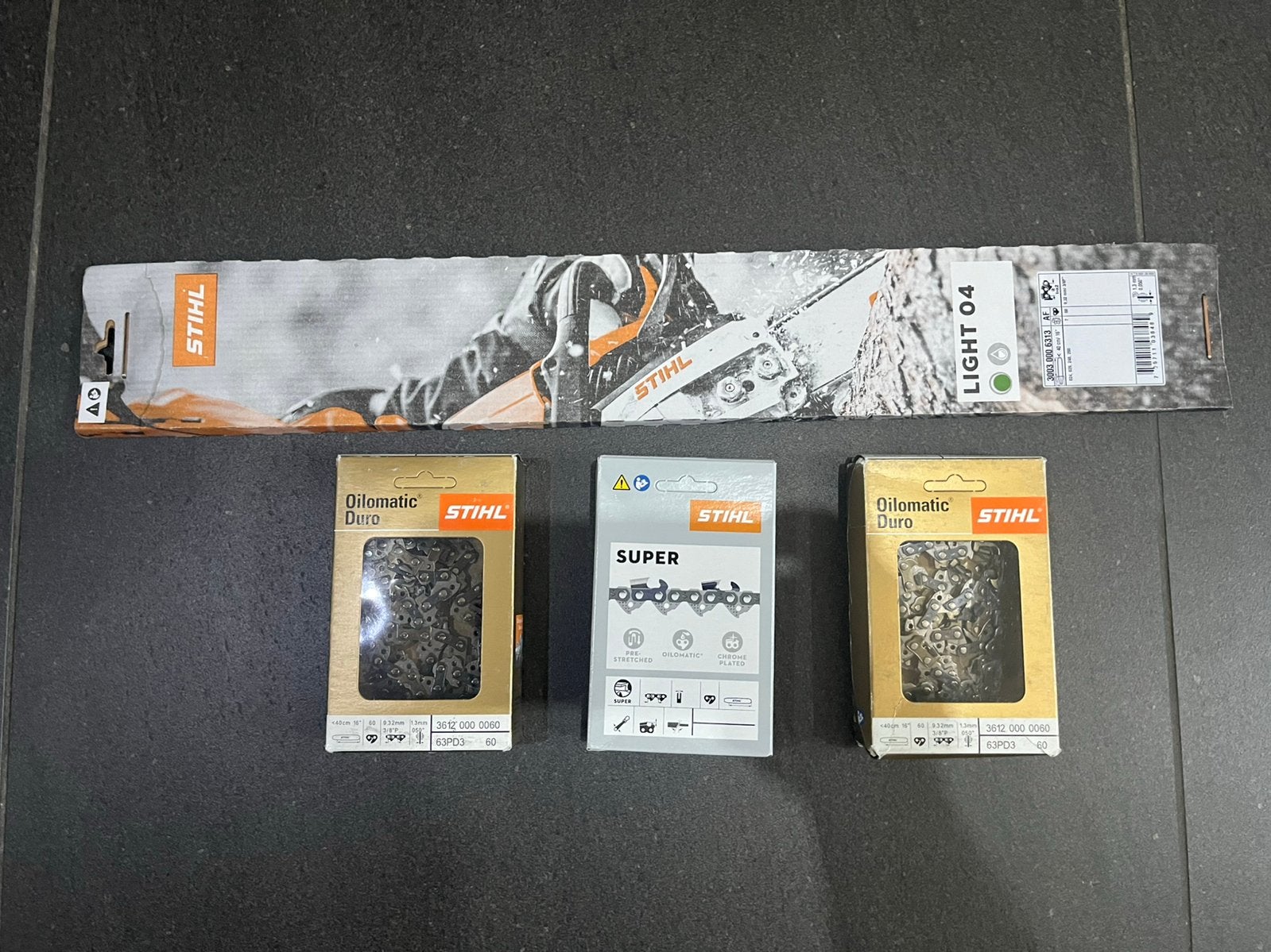 Lame Stihl de 40 cm + 2 chaînes euro + 1 super chaîne, Enlèvement ou Envoi, Neuf, Autres types