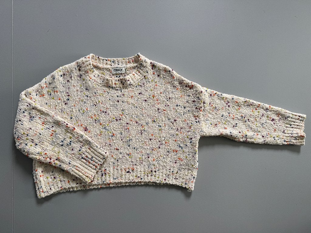 crèmekleurige gebreide trui Only, maat M, Kleding | Dames, Truien en Vesten, Zo goed als nieuw, Maat 38/40 (M), Ophalen