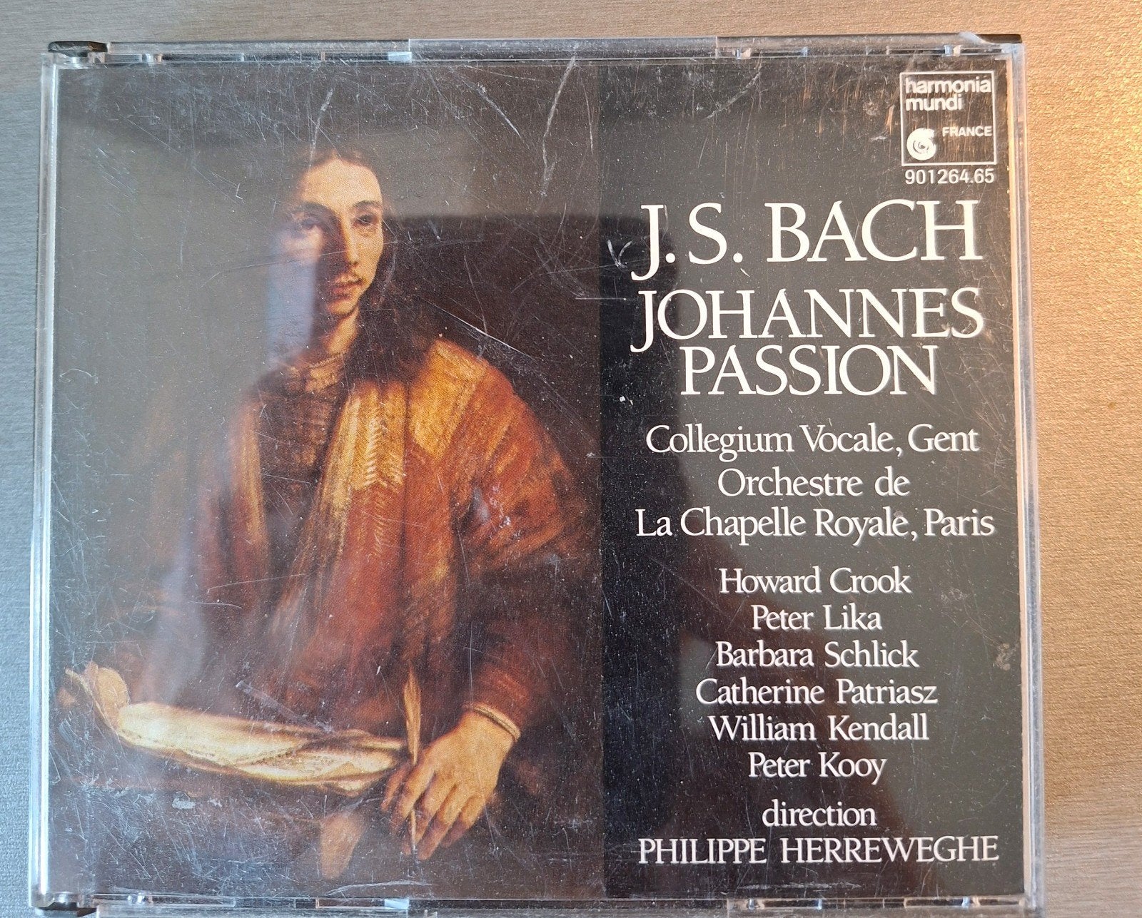 Boîte de 2 CD J. S. Bach. Jean Passion. (HM, Herreweghe)., CD & DVD, Enlèvement ou Envoi, Utilisé, Bach