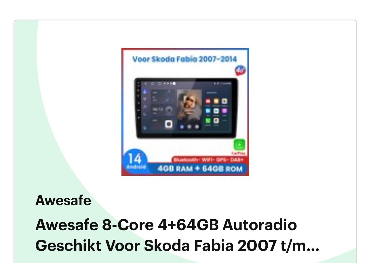Auto radio/navigatie systeem, Autos : Divers, Navigation de voiture, Enlèvement, Neuf