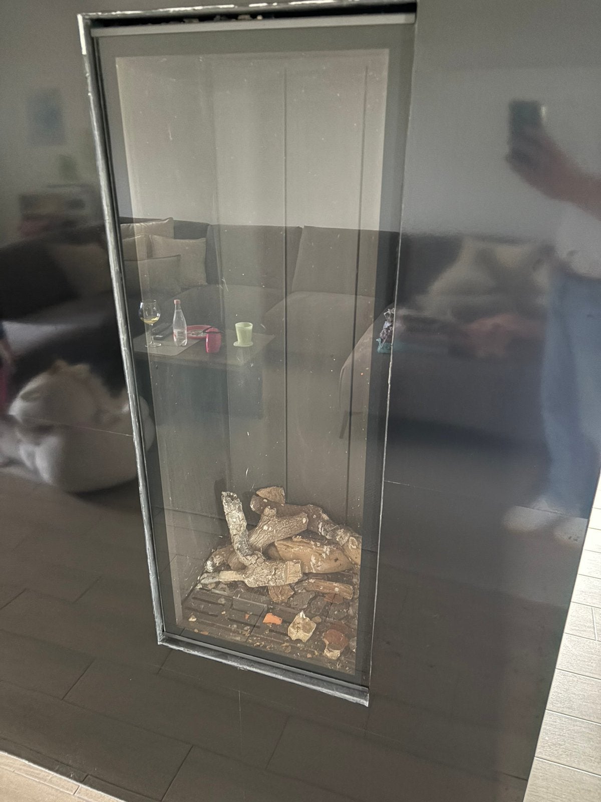 Inbouwgashaard, Huis en Inrichting, Haarden, Ophalen, Gebruikt, Inbouwhaard, Gashaard