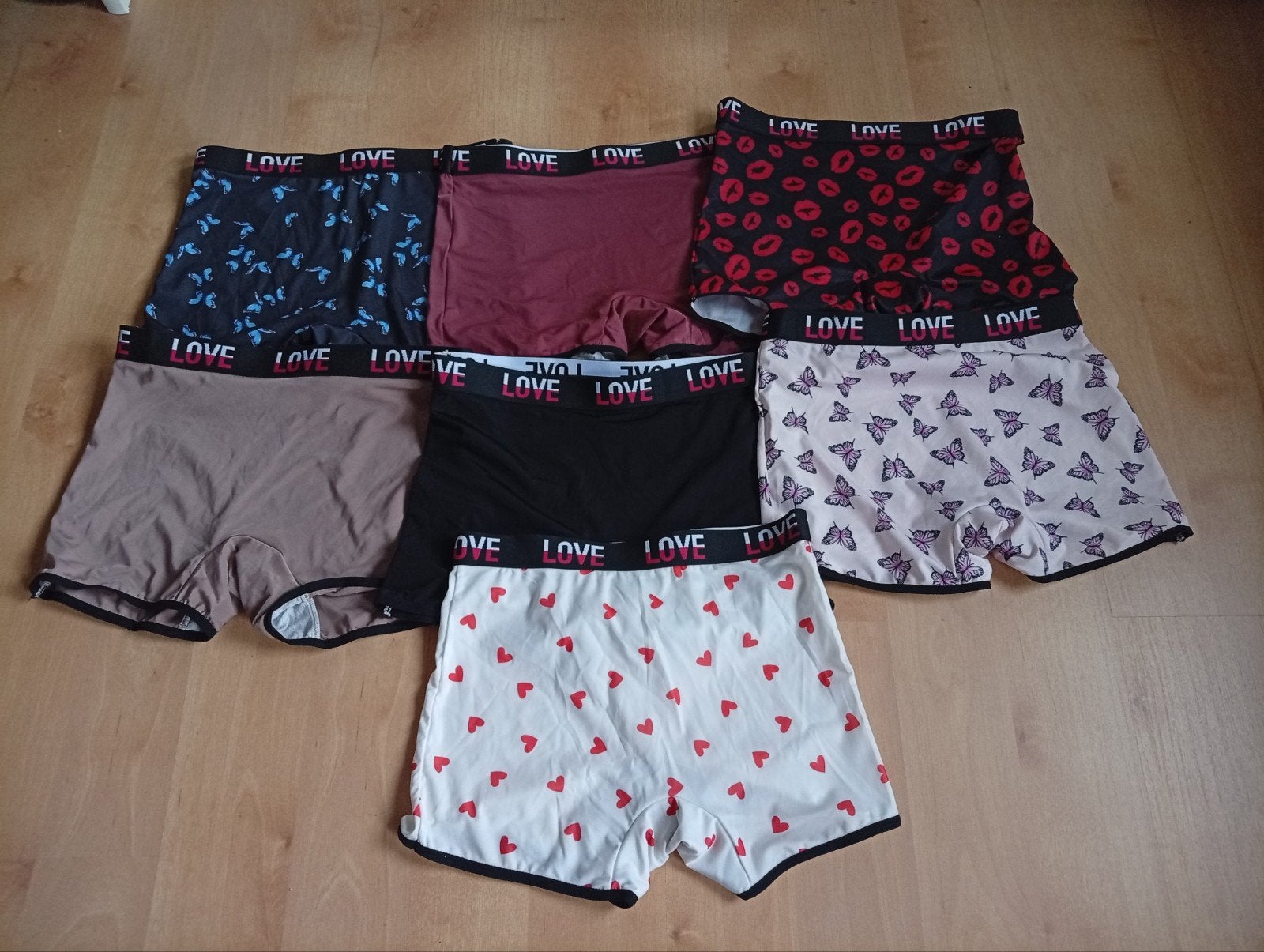 7 dames boxershorts, Kleding | Dames, Ondergoed en Lingerie, Ophalen of Verzenden, Overige kleuren, Broekje of Short