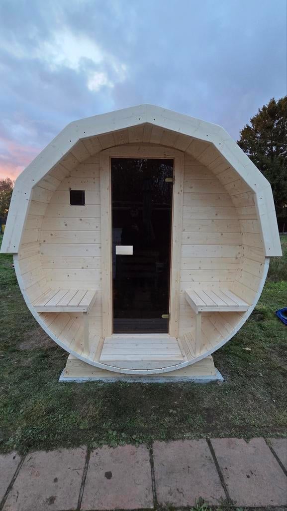 Livraison et installation gratuites du sauna 3M Barrel, Enlèvement ou Envoi