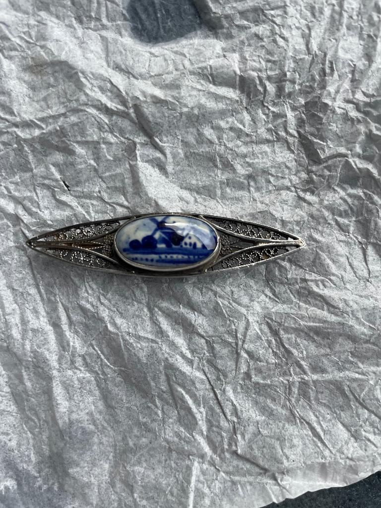 Vintage Broche, Bijoux, Sacs & Beauté, Broches, 4 à 7 cm, Utilisé, Argent, Argent