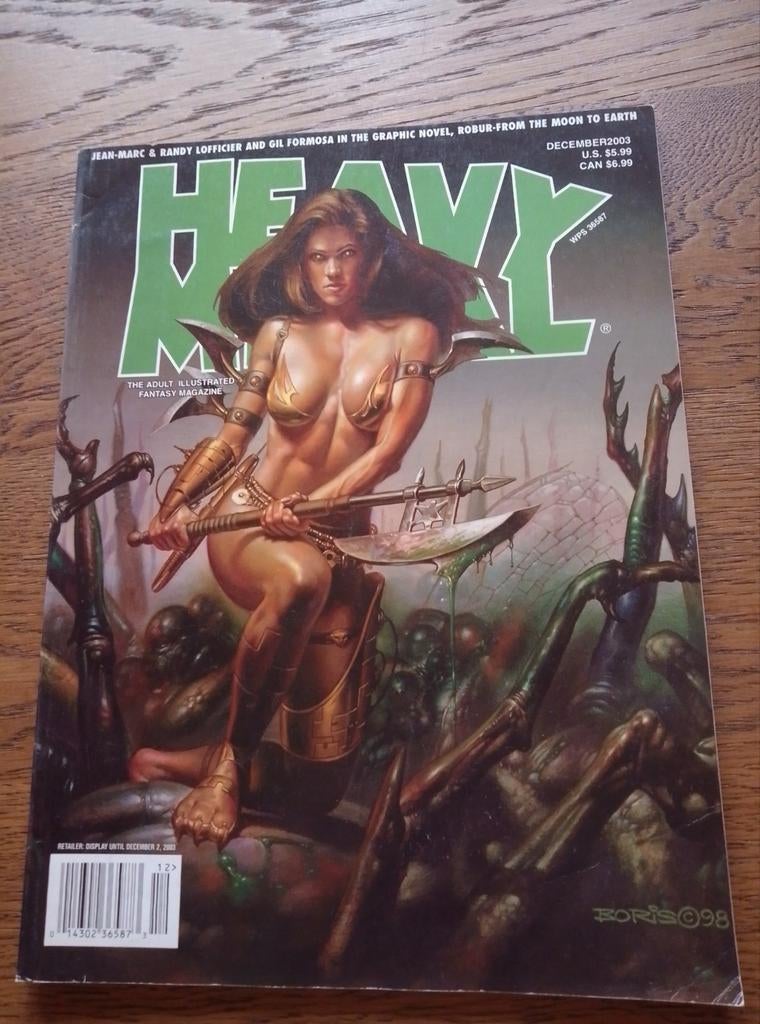 Heavy metal, Boeken, Ophalen