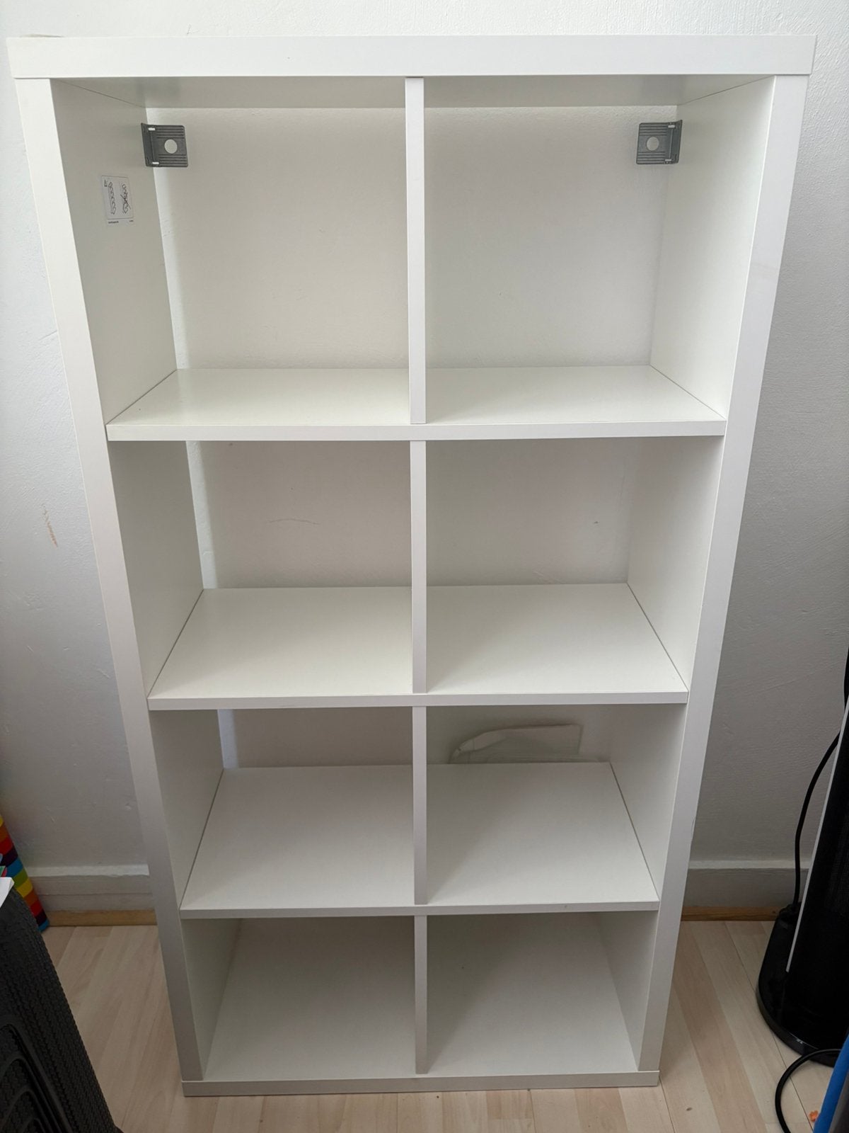 Étagère bibliothèque blanche 8 cases, Enlèvement ou Envoi, Comme neuf