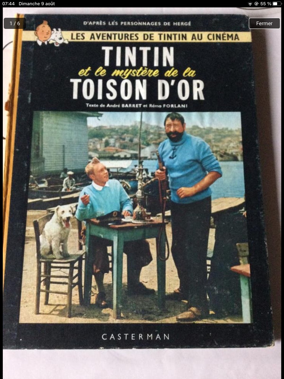 TINTIN ET LE MYSTÈRE DE LA TOISON D’OR, Comme neuf