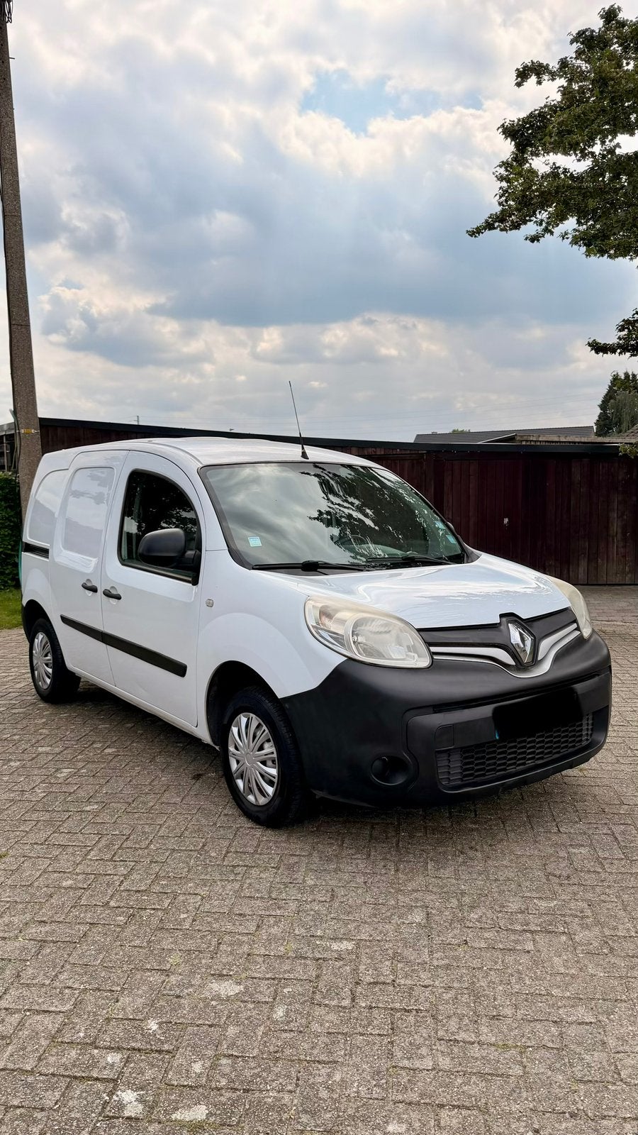 Renault Kangoo / trekhaak / lichte vracht, Auto's, Voorwielaandrijving, Euro 5, Stof, Zwart
