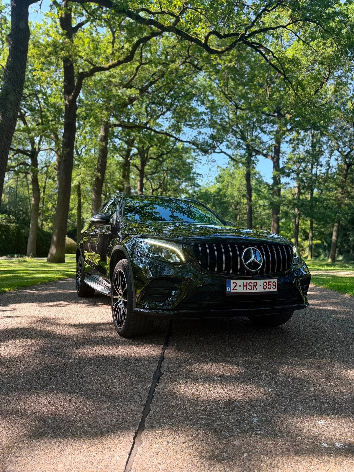 Mercedes-Benz GLC 350E 4Matic AMG pakket, Auto's, Automaat, Zwart, Leder, GLC